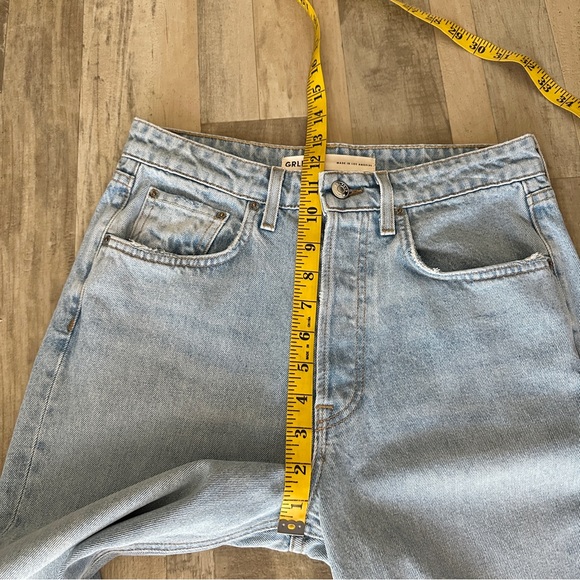 GRLFRND Karolina Carolina High Rise Straight Crop Jean Women's 27 EB - Picture 6 of 14